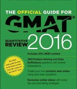 The Official Guide for GMAT Quantitative Review 2016 with Online Question Bank and Exclusive Video