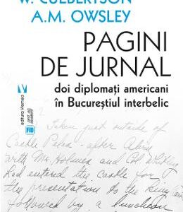 Pagini de jurnal - W. Culbertson, A.M. Owsley