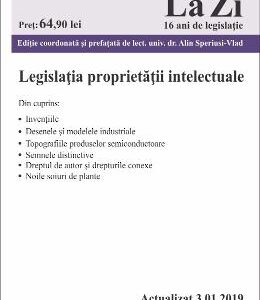 Legislatia proprietatii intelectuale Act. 3.01.2019