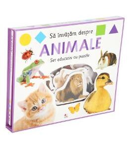 Sa invatam despre animale. Set educativ cu puzzle - Holly Price, Ellie Boultwood