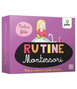 Rutine. Montessori pentru fetite - Cartoane de perete educative si decorative