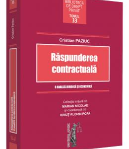 Raspunderea contractuala - Cristian Paziuc