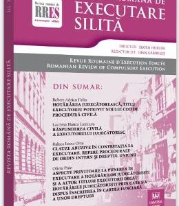 Revista romana de executare silita. Nr.1 din 2019