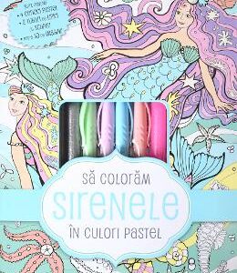 Sa coloram sirenele in culori pastel