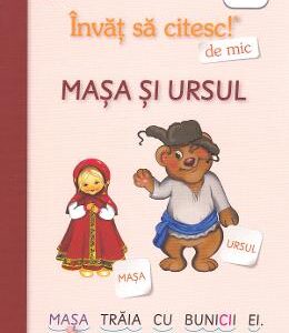 Masa si Ursul. Invat sa citesc de mic