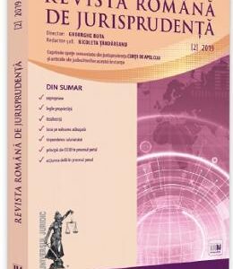 Revista romana de jurisprudenta Nr. 2 din 2019