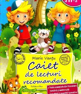 Caiet de lecturi recomandate - Clasa 2 - Ed.2 - Maria Vantu