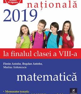 Evaluarea nationala 2019. Matematica - Clasa 8 - Florin Antohe, Bogdan Antohe