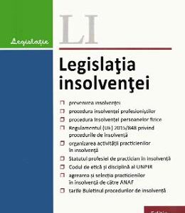 Legislatia insolventei Act. 17.09.2019