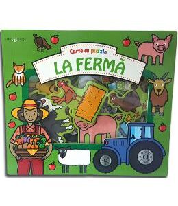 Bebe invata. Carte cu puzzle. La ferma