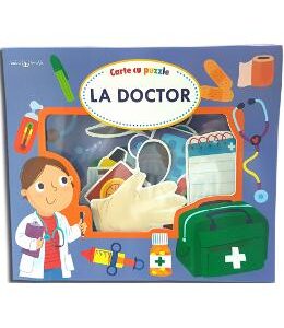 Bebe invata. Carte cu puzzle. La doctor