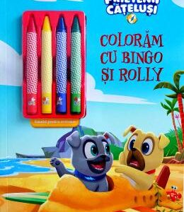 Disney: Prietenii catelusi. Coloram cu Bingo si Rolly