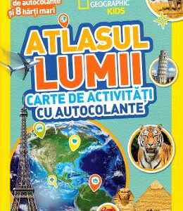 Atlasul lumii. Carte de activitati cu autocolante