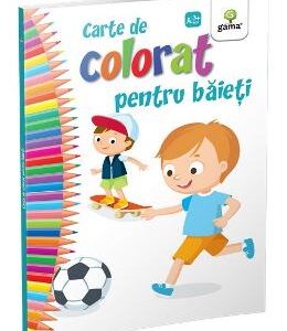 Carte de colorat pentru baieti