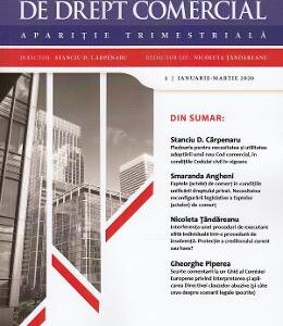 Revista romana de drept comercial. Nr.1 Ianuarie-martie 2020