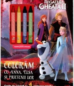 Disney. Regatul de gheata II. Coloram cu Anna, Elsa si prietenii lor. Carte de colorat