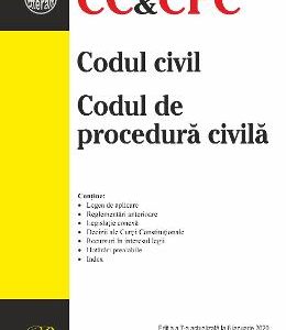 Codul civil. Codul de procedura civila Ed.7. Act. 6 ianuarie 2020