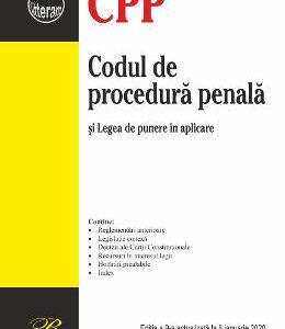 Codul de procedura penala Act. 8 ianuarie 2020