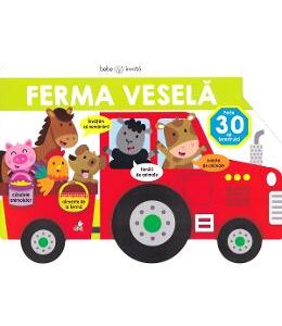 Bebe invata. Ferma vesela - Carte cu ferestruici