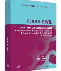 Codul civil. Ianuarie 2020 - Dan Lupascu