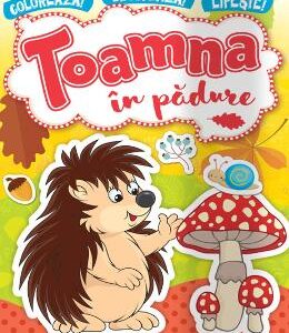 Toamna in padure. Coloreaza! Decupeaza! Lipeste!