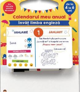 Calendarul meu anual. Invat limba engleza -  Sandra Sarah Krief