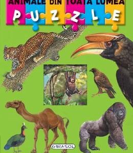 Puzzle. Animale din toata lumea