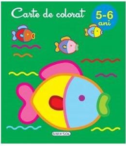 Carte de colorat 5-6 ani