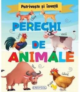 Potriveste si invata: Perechi de animale