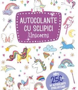 Autocolante cu sclipici. Unicorni