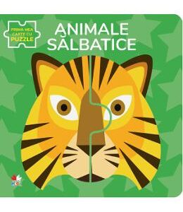 Animale salbatice. Prima mea carte cu puzzle