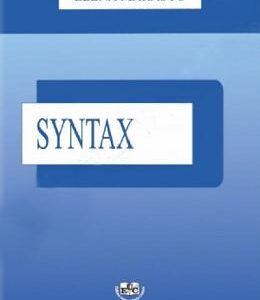 Syntax - Elena Marascu