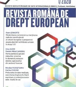 Revista romana de drept european Nr.1/2020