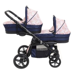 Carucior copii gemeni tandem 2 in 1 Pj Stroller Lux Cube