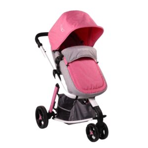 Carucior 2 in 1 Cangaroo Sarah Grey and Pink