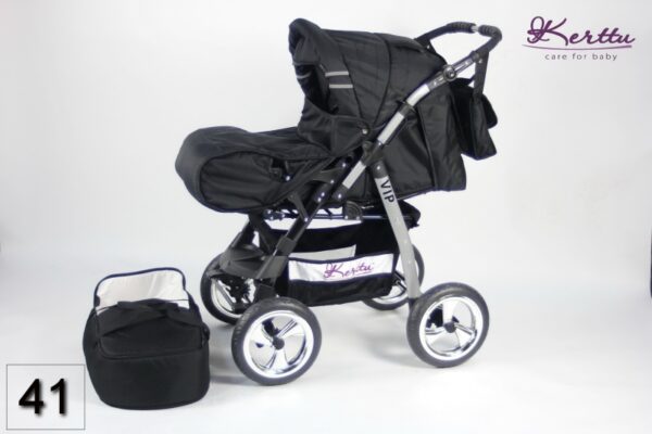 Carucior 2 in 1 Kerttu Vip 41 negru