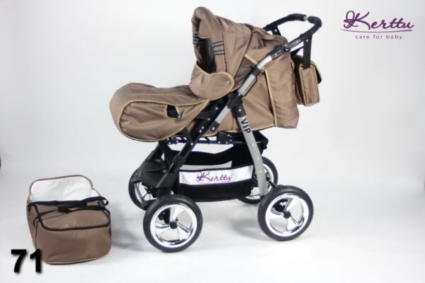 Carucior 2 in 1 Kerttu Vip 71 cappuccino