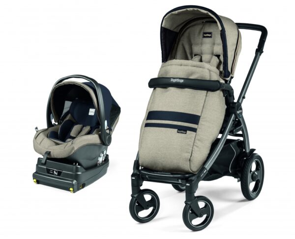 Carucior 2 in 1 Peg Perego Book  51 S Titania i-Size Luxe Ecru 0 - 22 kg