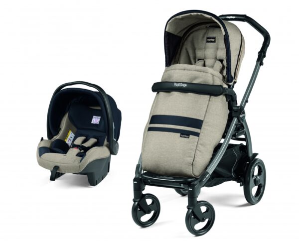 Carucior 2 in 1 Peg Perego Book  51 Titania Luxe Ecru 0 - 22 kg