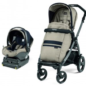 Carucior 2 in 1 Peg Perego Book  51 Titania i-Size Luxe Ecru 0 - 22 kg