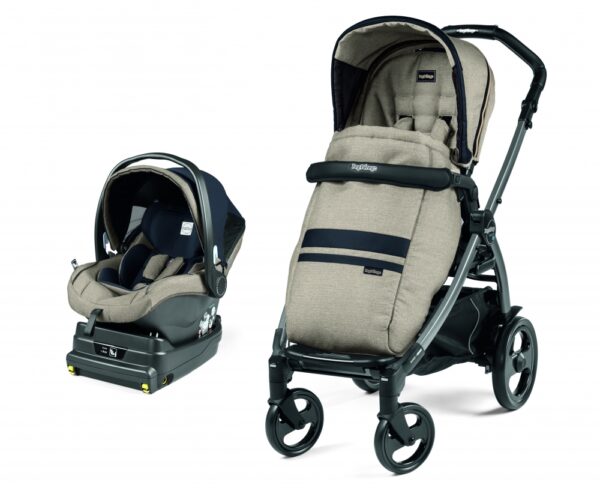 Carucior 2 in 1 Peg Perego Book  51 Titania i-Size Luxe Ecru 0 - 22 kg