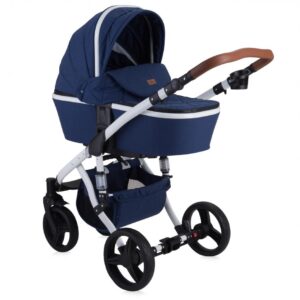 Carucior 2 in 1 Rimini Dark Blue Flowers