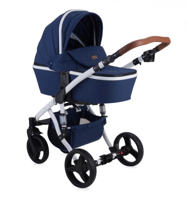 Carucior 2 in 1 Rimini Dark Blue Flowers