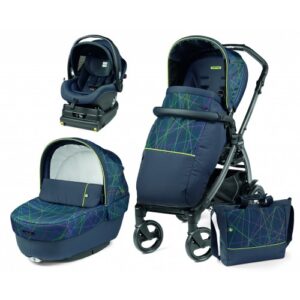 Carucior 3 in 1 Book Plus Modular baza i-Size inclusa New Life Peg Perego