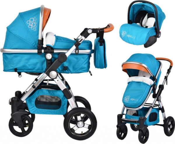 Carucior 3 in 1 Cangaroo Luxor Turquoise