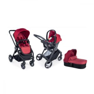 Carucior 3 in 1 Chicco Trio Best Friend Light Red 0luni+