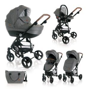 Carucior 3 in 1 Crysta Grey