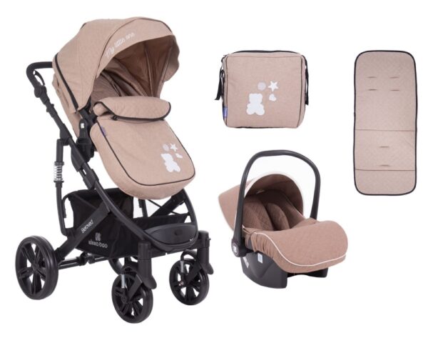 Carucior 3 in 1 KikkaBoo Beloved Beige