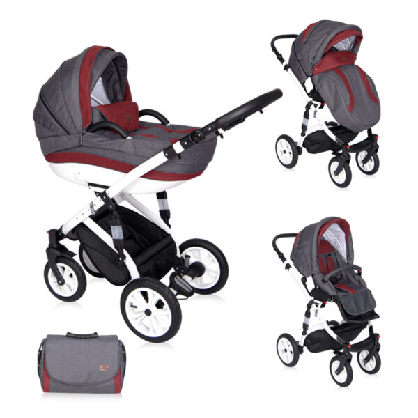 Carucior 3 in 1 Mia Air Red  Black