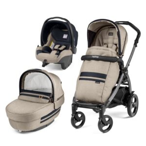 Carucior 3 in 1 Peg Perego Book Plus 51 Titania Luxe Ecru